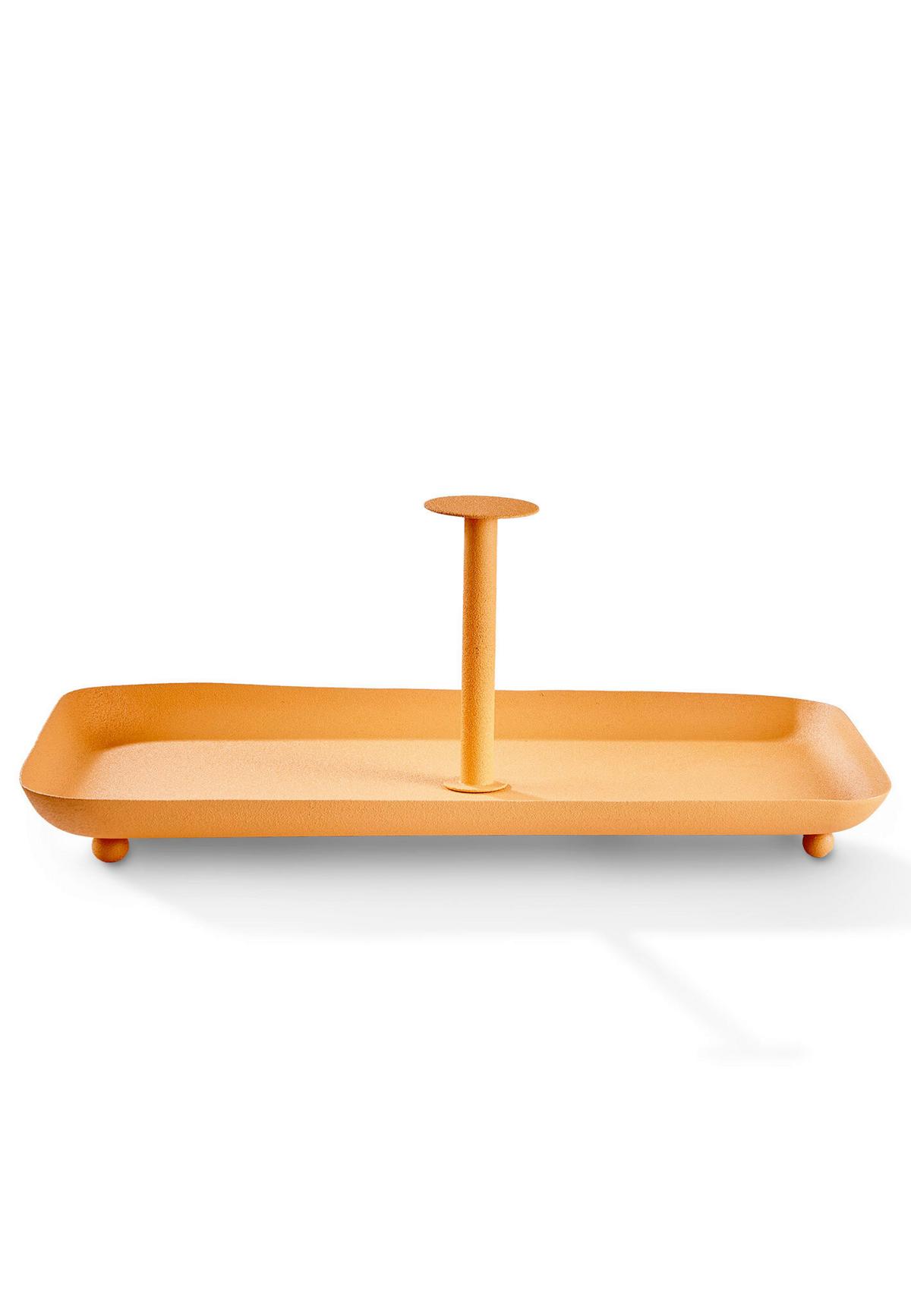Etagere Amina Orange, 2-stöckig - Orange, Basics (32/18,5/12cm) - FYNCH-HATTON