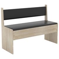 Klop Esal, Hrast Sonoma - bela/hrast sonoma, Moderno, leseni material (110/80/42cm) - MID.YOU