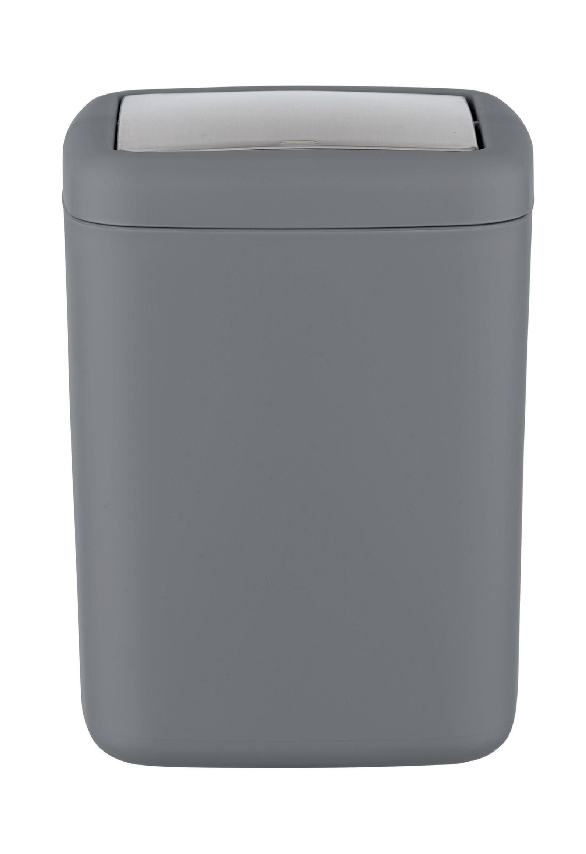 Coș de gunoi pentru cosmetice Barcelona - antracit, Modern, plastic (15/20/15cm) - Wenko