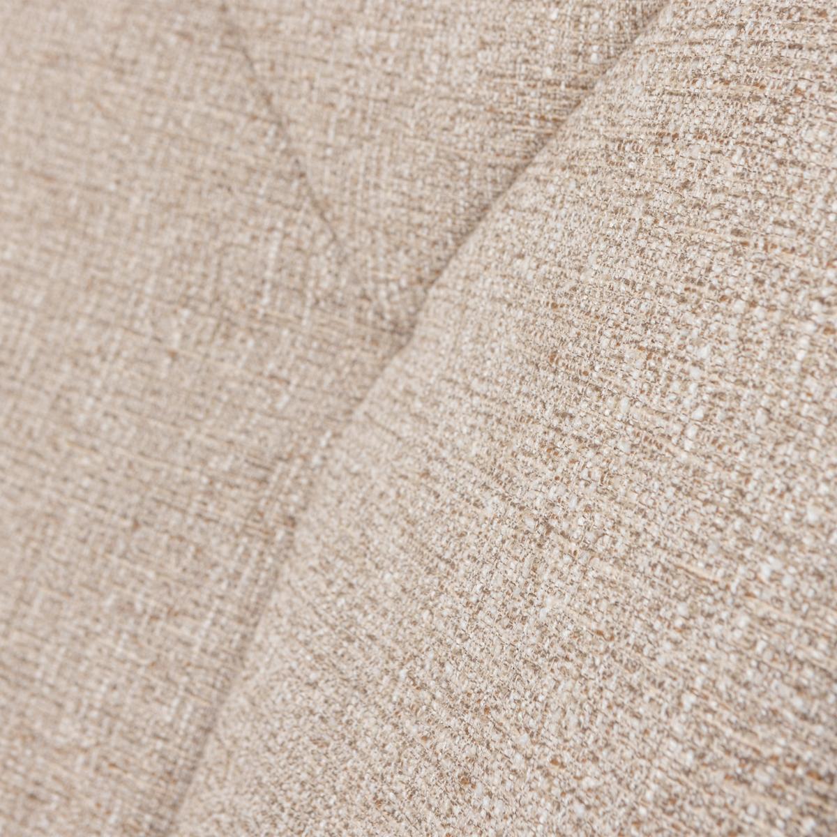 SESSEL Milaro Naturfarben B: 75cm - Schwarz/Naturfarben, Design, Textil/Metall (75/88/94cm) - Livetastic