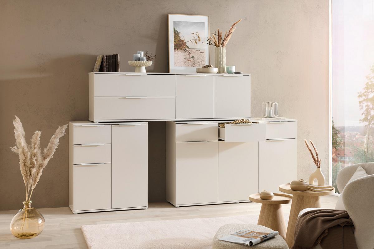Komoda Dune - kašmir, Moderno, kovina/leseni material (150/95/38cm) - Mömax