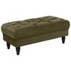 Tabure Cupido - maslinasto zelena/crna, Design, tekstil/drvo (110/44/56cm) - Mömax