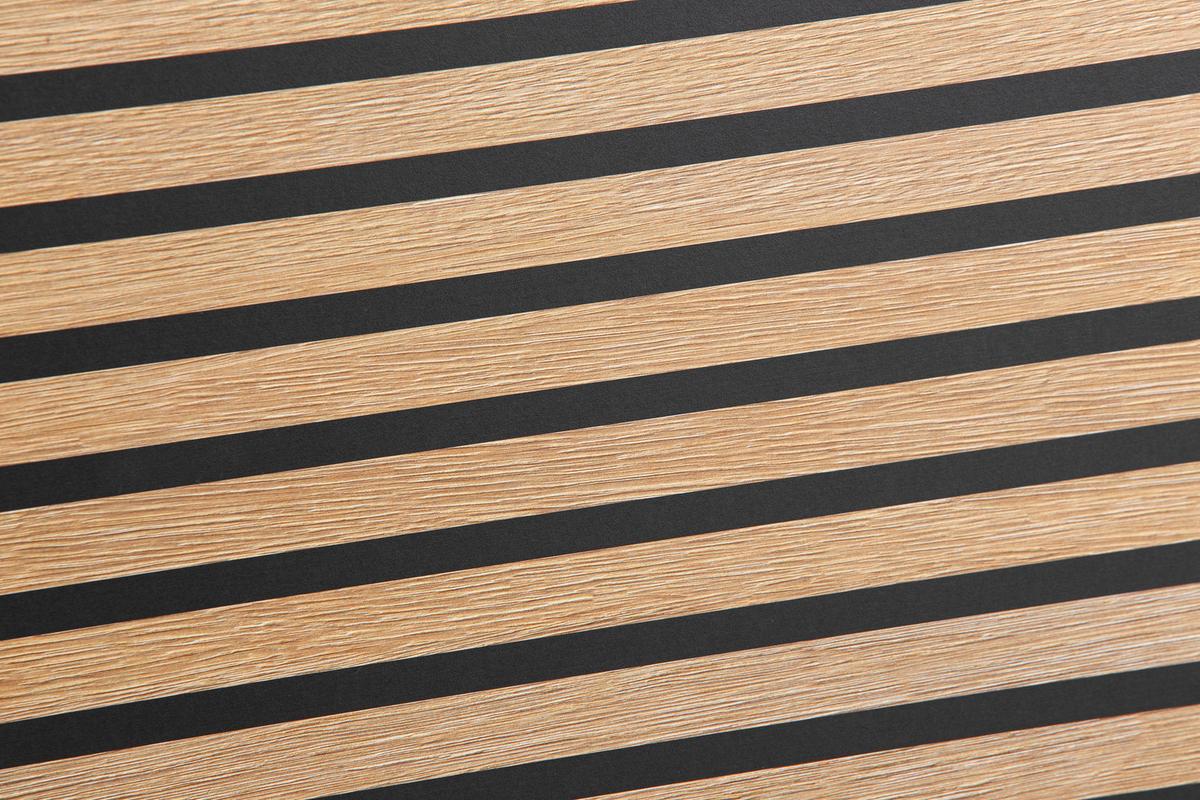 Garderobni Panel Alexa, Črna, Barva Hrasta - barve hrasta, Design, leseni material (24,5/109/2,6cm) - MID.YOU