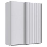 DULAP USI CULISANTE ANDORRA - alb, Modern, material pe bază de lemn (200/216/65cm) - Modern Living