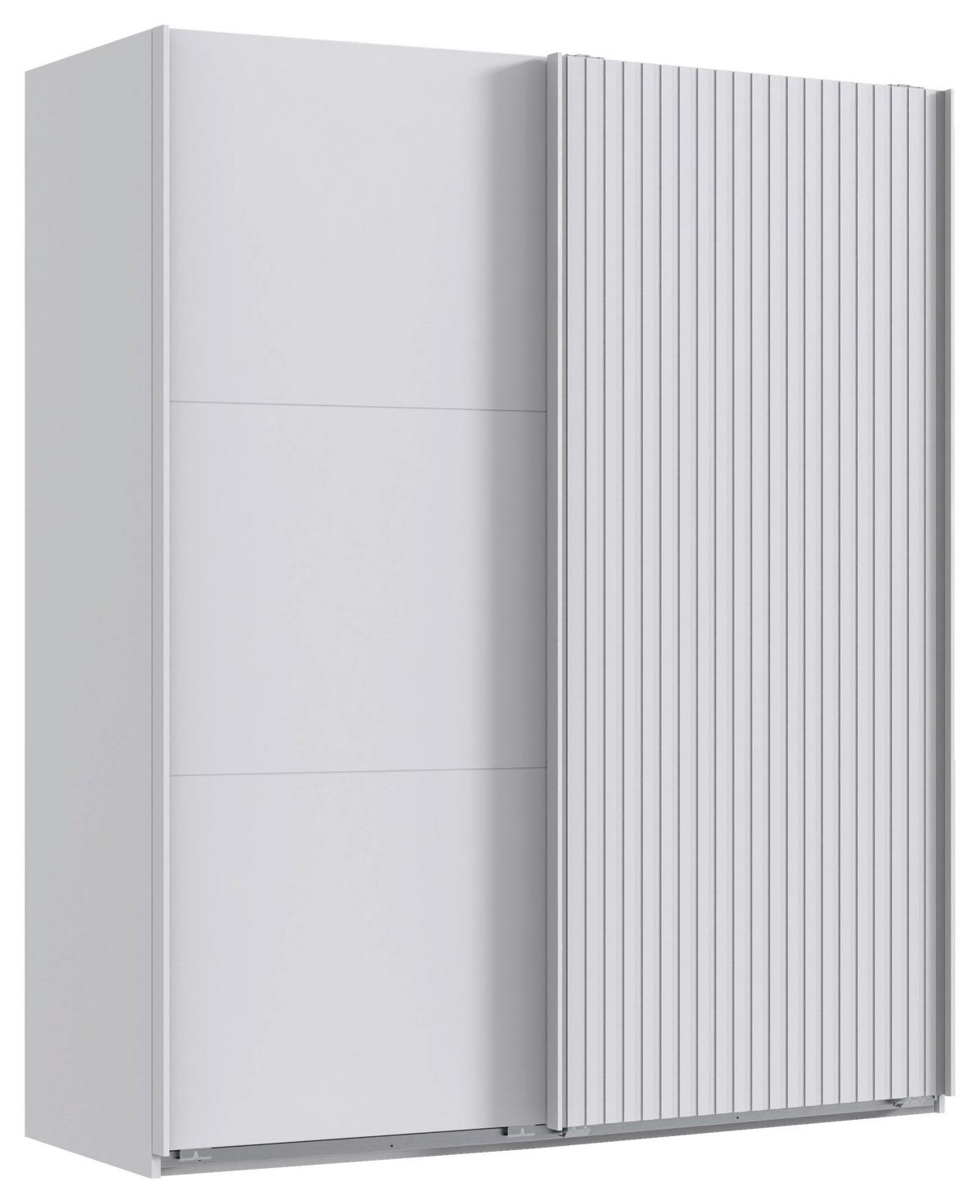 DULAP USI CULISANTE ANDORRA - alb, Modern, material pe bază de lemn (200/216/65cm) - Modern Living