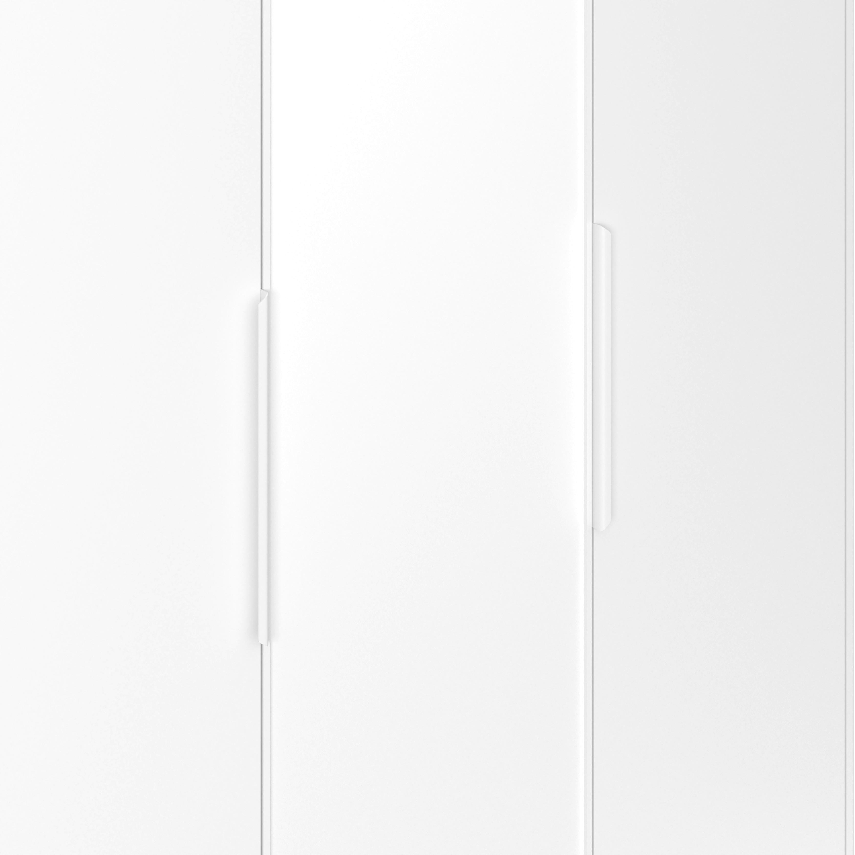 GARDEROB ALEX - vit, Modern, metall/trämaterial (151/223/60cm) - Bessagi Home