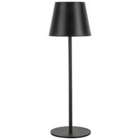 LED-Tischleuchte Noemi Schwarz max. 3 Watt - Schwarz, Konventionell, Kunststoff/Metall (10,6/17-36cm) - Mömax