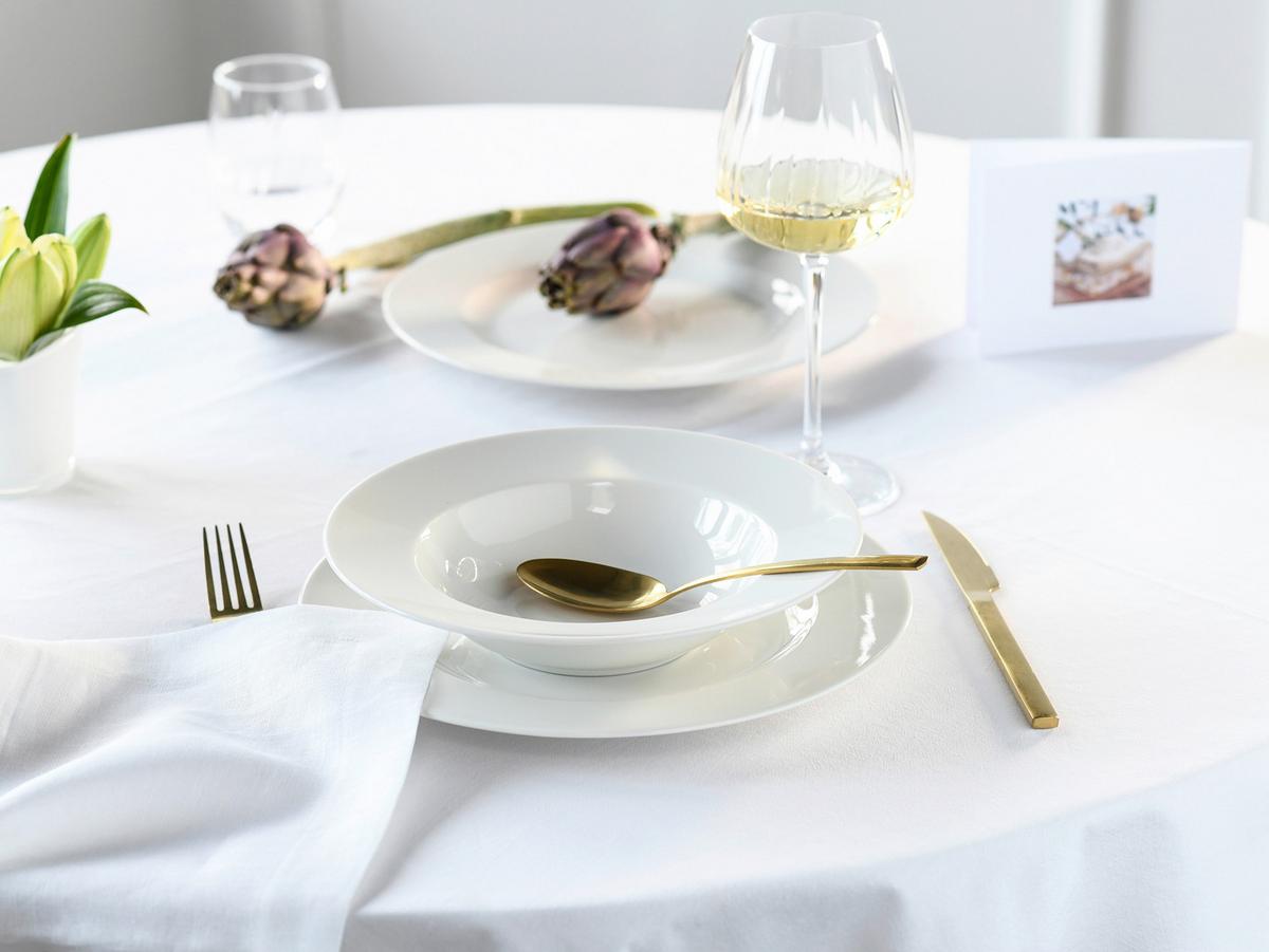 Kombinált Étkészlet 24913 Venice Creme - krémszínű, Basics, kerámia - Creatable