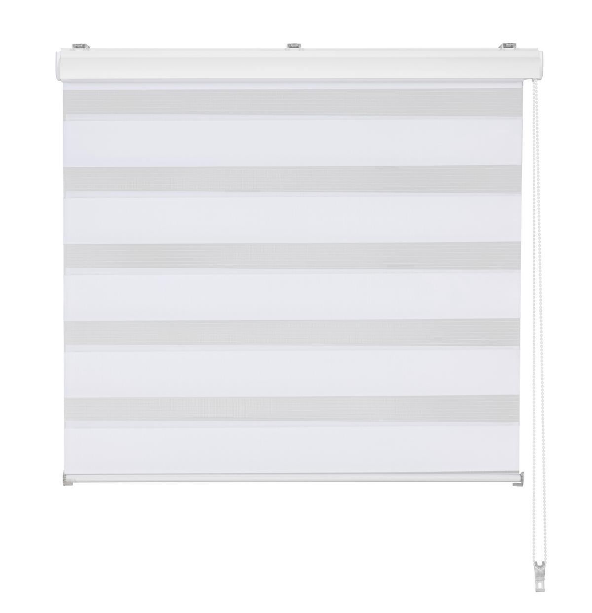ROLETA PODWÓJNA ELEMENTS - biały, Basics, tworzywo sztuczne (90/160cm) - Boxxx