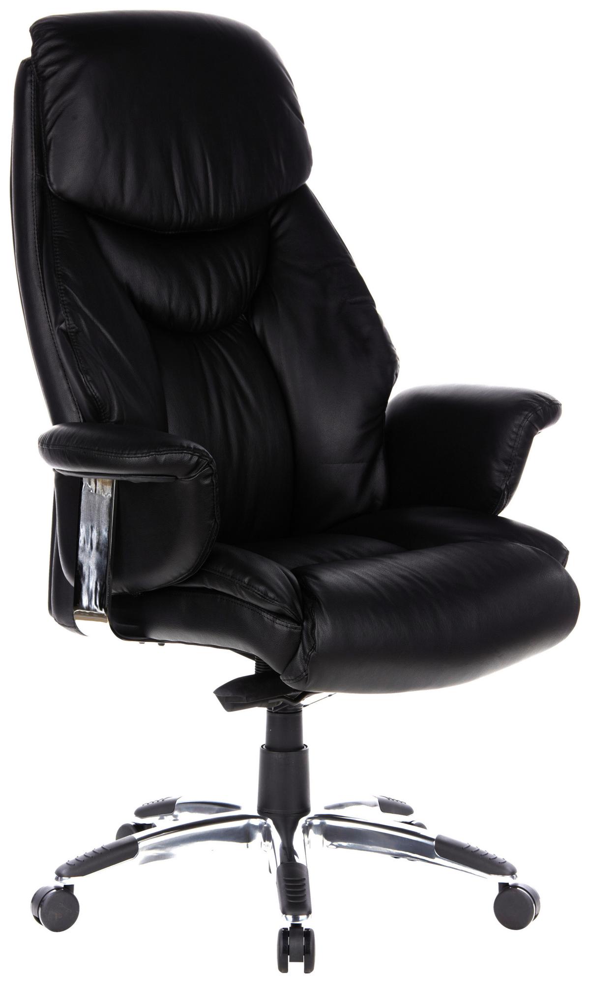 Pisarniški Stol Prado, Črna - črna, Moderno, kovina/umetna masa (63/140/52cm) - MID.YOU