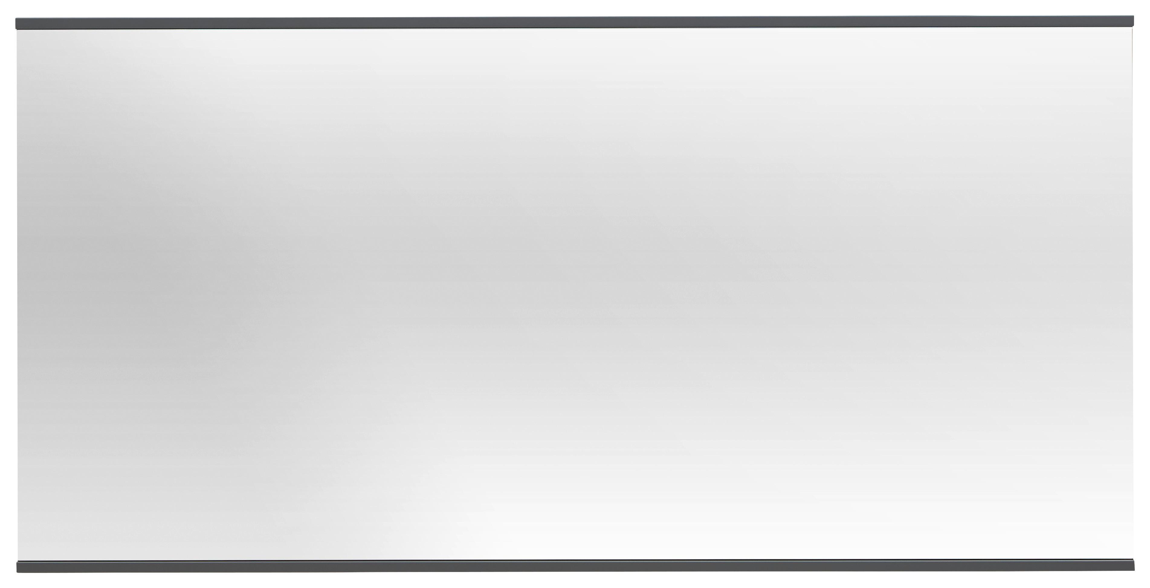LUSTRO ŚCIENNE SORRENT - szary, Design, drewno/szkło (123/62/2cm) - Dieter Knoll