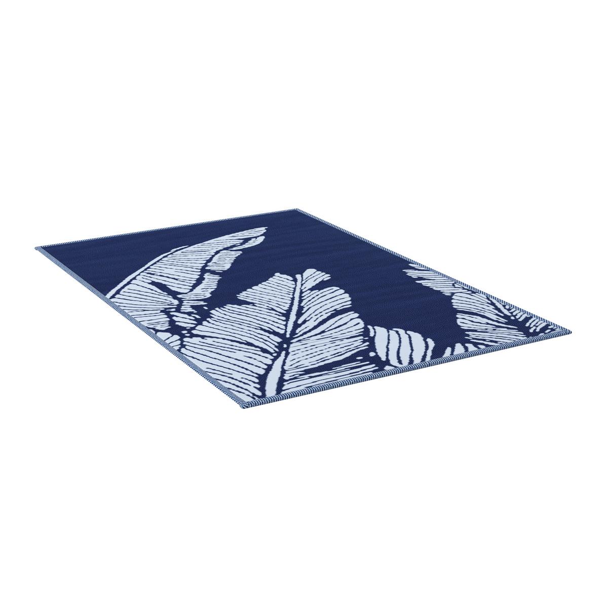Outdoorteppich Flavia Blau ca. 120x180 cm - Blau, MODERN, Kunststoff (120/180cm) - Bessagi Garden