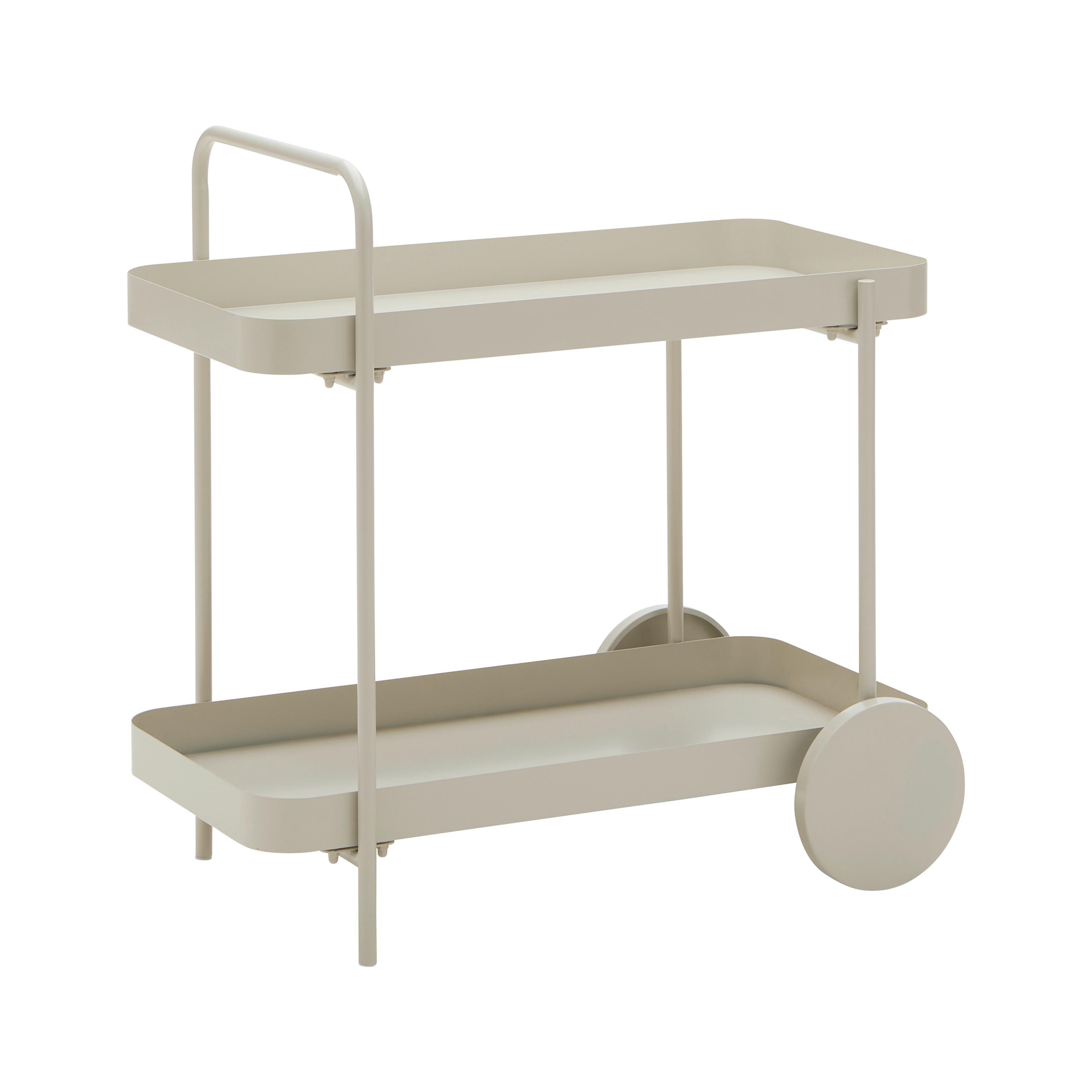 SERVERINGSVAGN DESINO -EXKLUSIV- - kashmir, Modern, metall (70/70/43cm) - Mömax