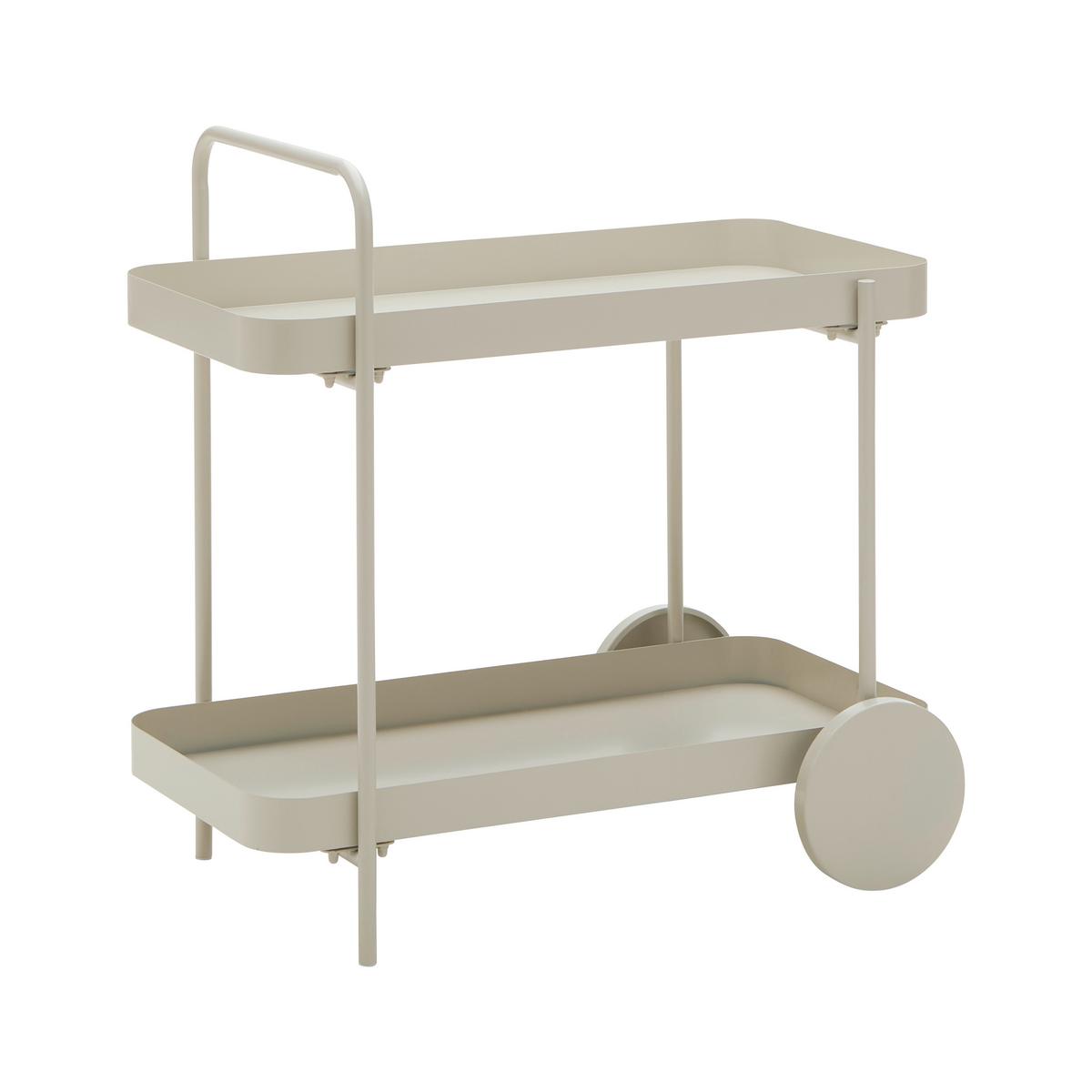 Kolica Za Serviranje Desino - kašmir, Moderno, metal (70/70/43cm) - Modern Living