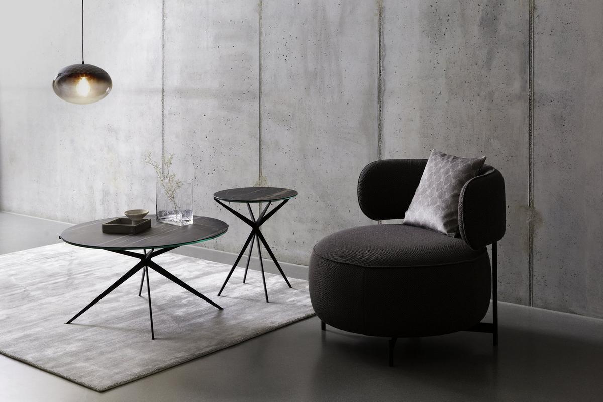 LAMPA SUFITOWA 34225* CURVE LIGHTS JOOP! - czarny/przezroczysty, Lifestyle, metal/szkło (28/24,5cm) - Joop!