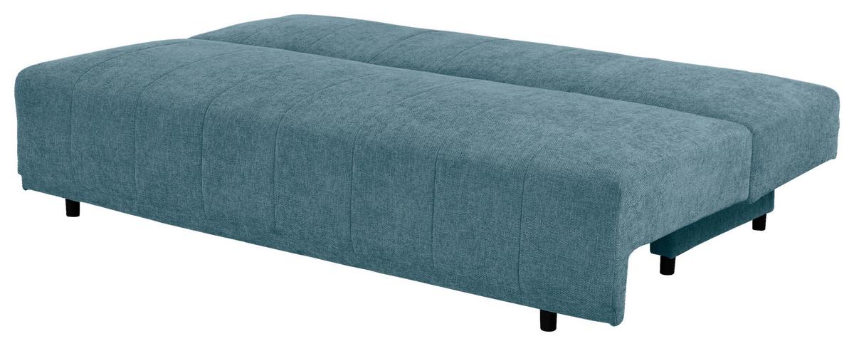 Sofa Daisy - plava/crna, Moderno, drvo/tekstil (194/89/87cm) - Mömax