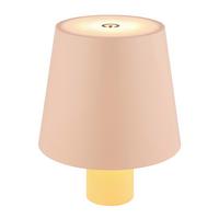 Akku-Tischleuchte Vannie Rosa max. 3 Watt - Rosa, Trend, Kunststoff/Metall (10,6/13cm) - Globo