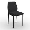 STOL CORI - mörkgrå/svart, Modern, metall/trä (45/87/57cm) - Bessagi Home