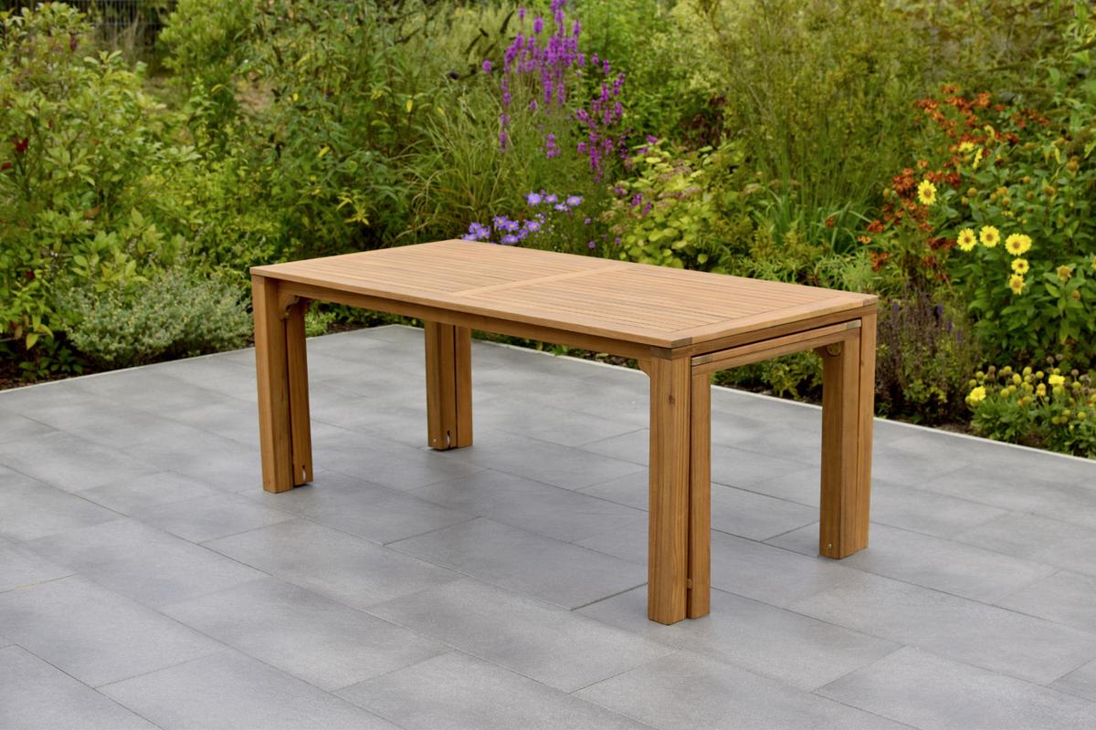 Vrtna Miza Flex, 185x90x76cm, Masivno - rjava, Konvencionalno, les (185/90/76cm) - Gardenson