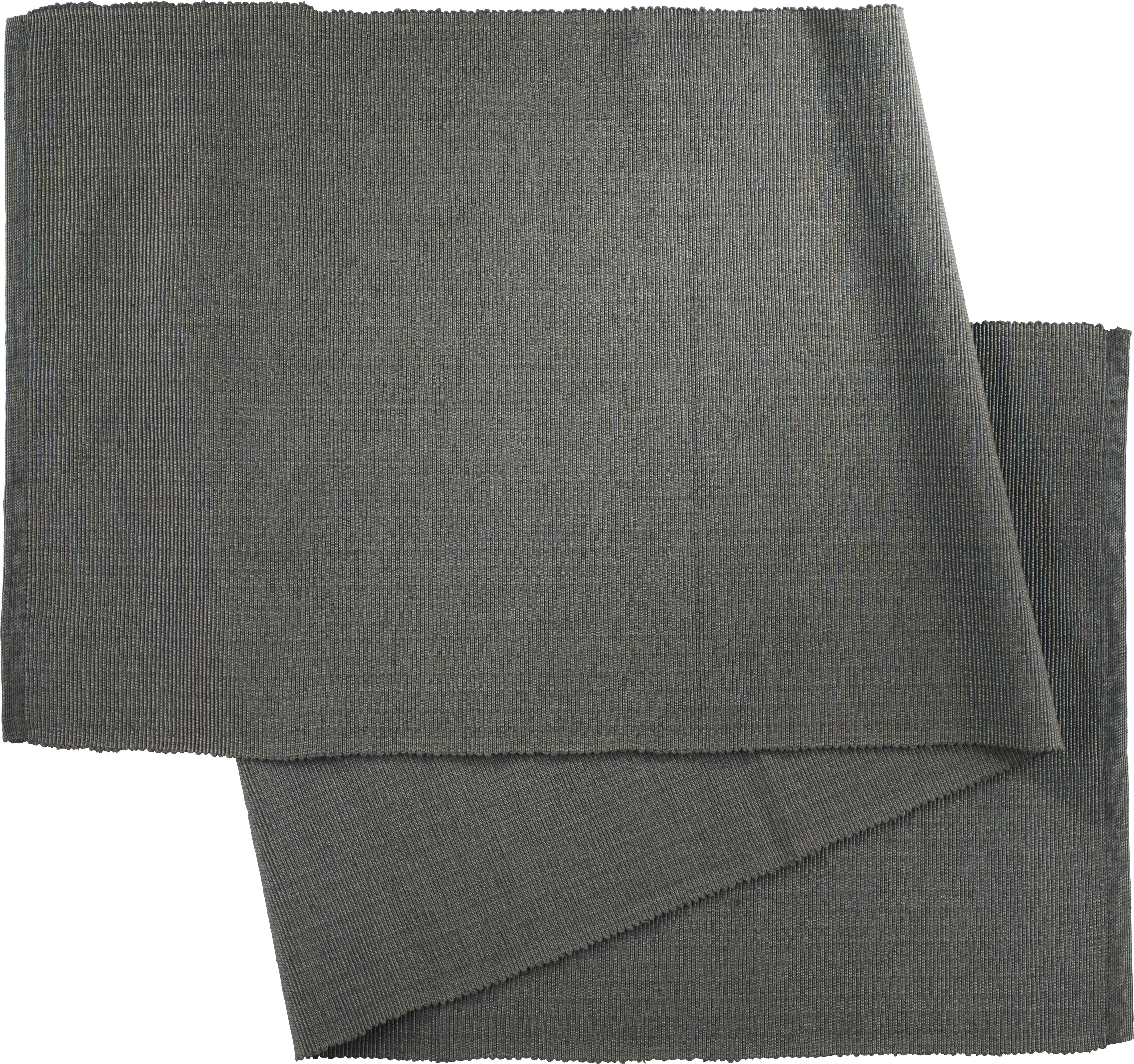 Tischläufer Maren Anthrazit - Anthrazit, Textil (40X/150cm) - Modern Living