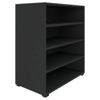 Regal Unit in Anthrazit - Anthrazit/Schwarz, Modern, Holzwerkstoff (91,2/89,6/40cm) - Based