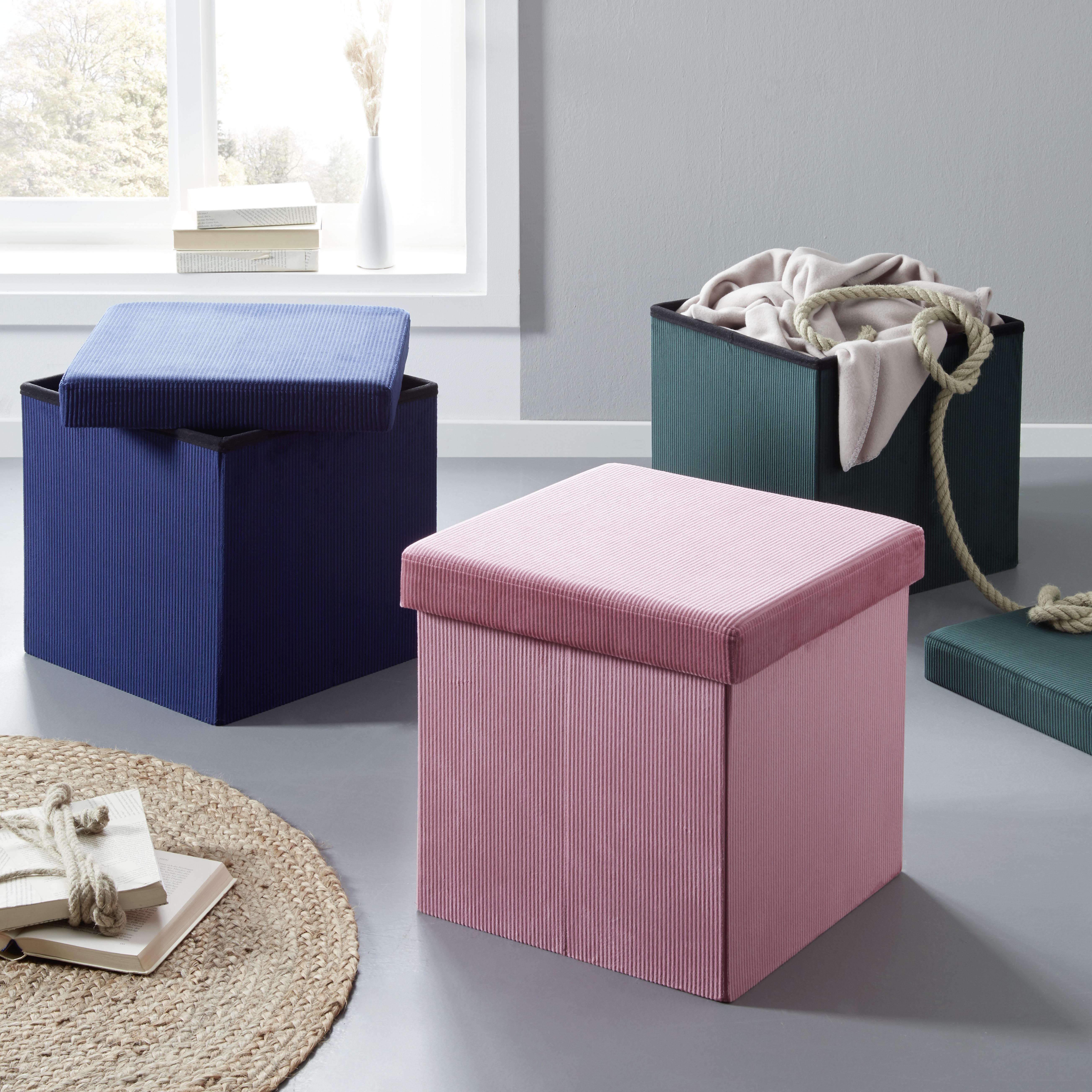 SITTLÅDA CORD -SB- - mörkblå, textil (38/38/38cm) - Mömax