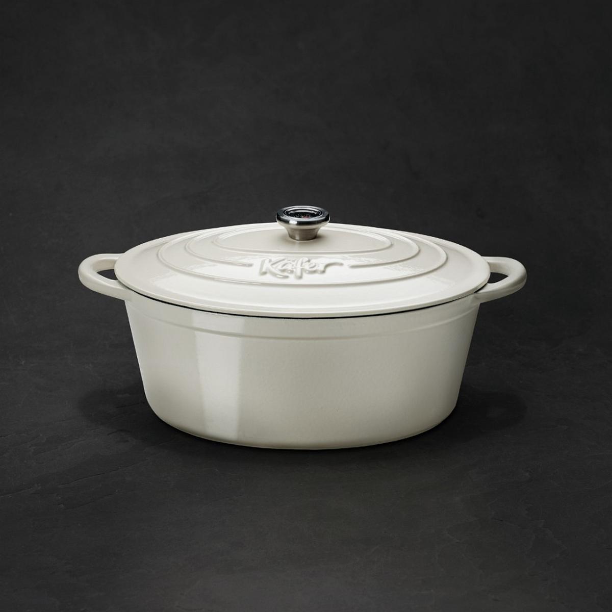 Pecsenyesütő 4307-Ka - krémszínű, Basics, fém (6,7l) - Käfer