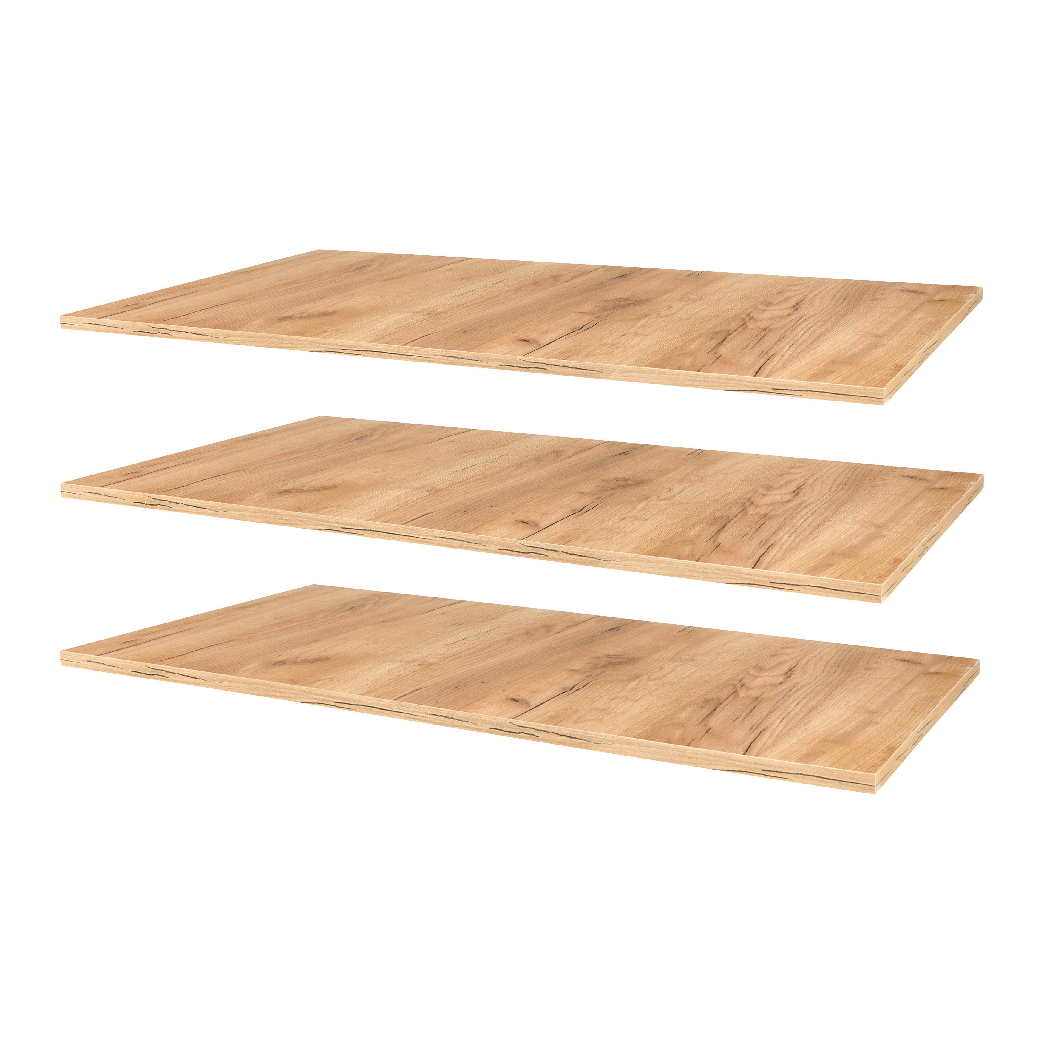 HYLLPLANSSET VERO - Klassisk, trämaterial (97,2/54,6cm) - ecoTree