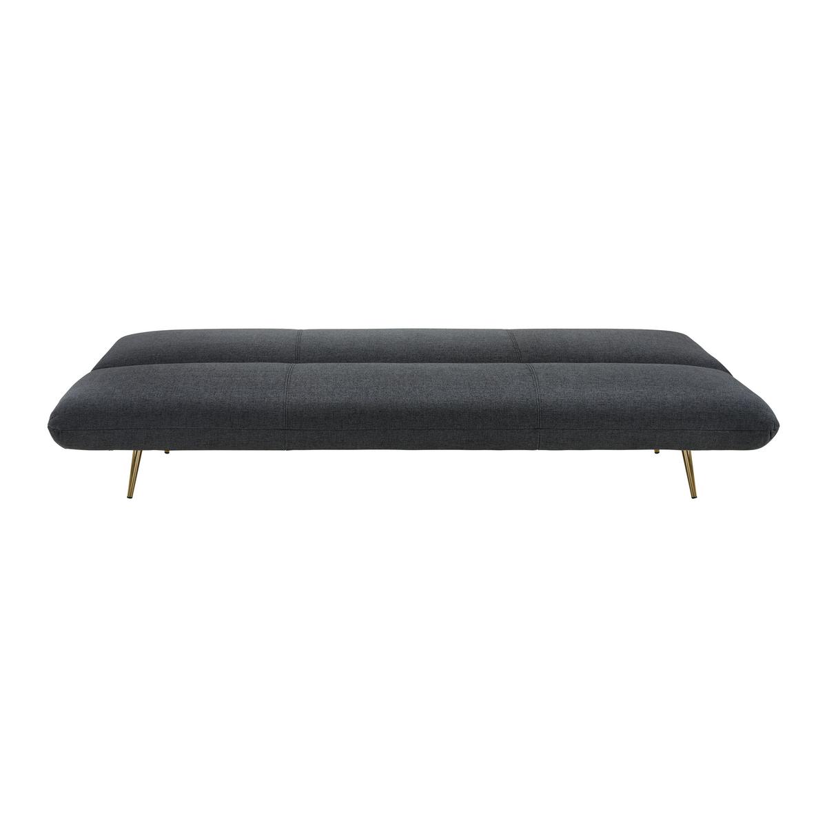 Trosjed Na Razvlačenje Ben - tamno siva/zlatne boje, Moderno, drvo/tekstil (186/82/85cm) - Bessagi Home