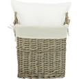 Košara Za Perilo Larry - naravna/siva, Romantika, tekstil/les (38/40/26cm) - Mömax modern living Košara Za Perilo Larry - naravna/siva, Romantika, tekstil/les (38/40/26cm) - Mömax modern living