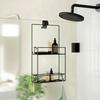 DUSCHHYLLA CUBIKO -SB- - svart, Modern, metall (31/11/61cm) - Mömax