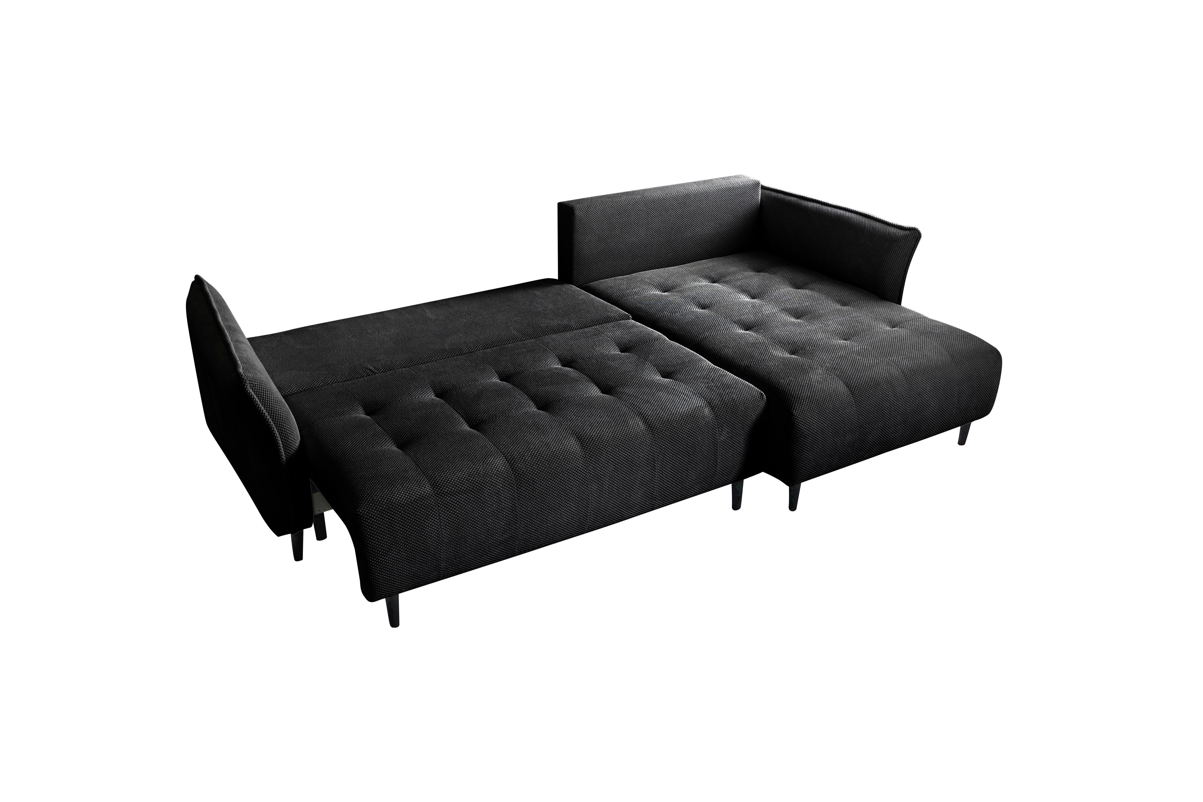 Coltar MONTE CARLO - negru, Trend, textil (290/160cm) - Modern Living