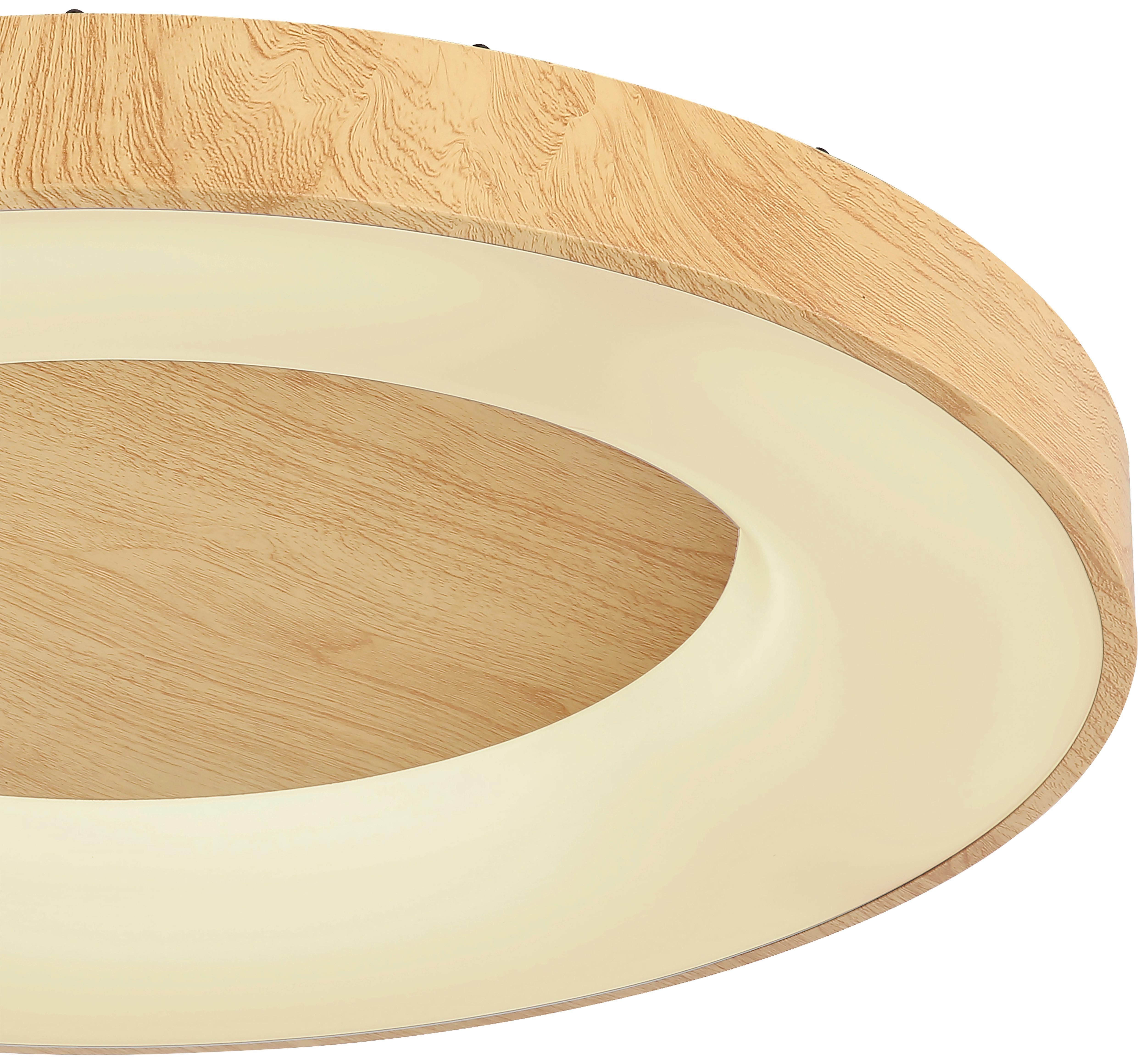 LED-TAKLAMPA LUZIA - vit/ekfärgad, metall/plast (60/60/10cm) - Premium Living