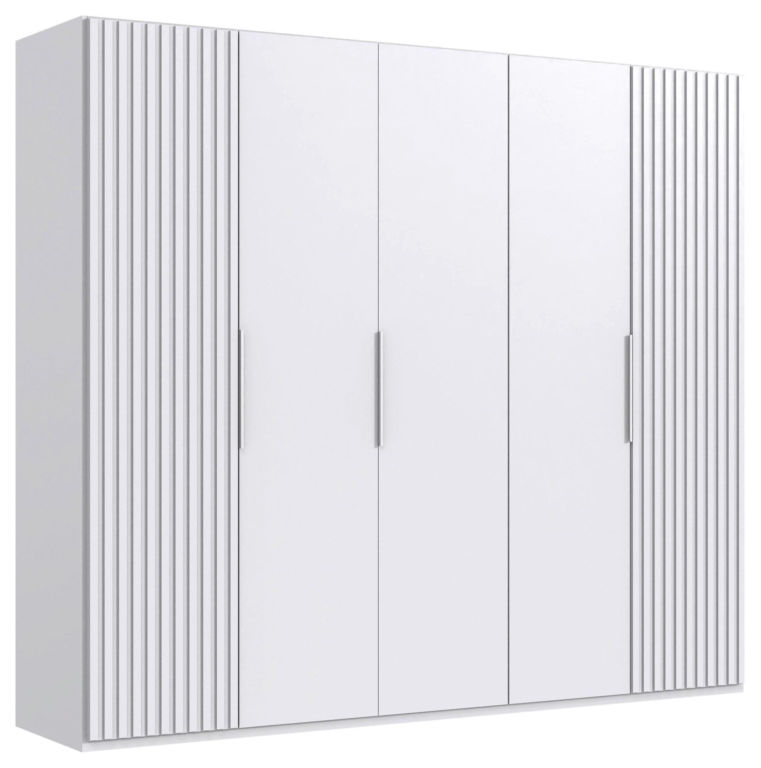 DULAP USI ROTATIVE ANDORRA - alb, Modern, material pe bază de lemn (250/216/58cm) - Modern Living