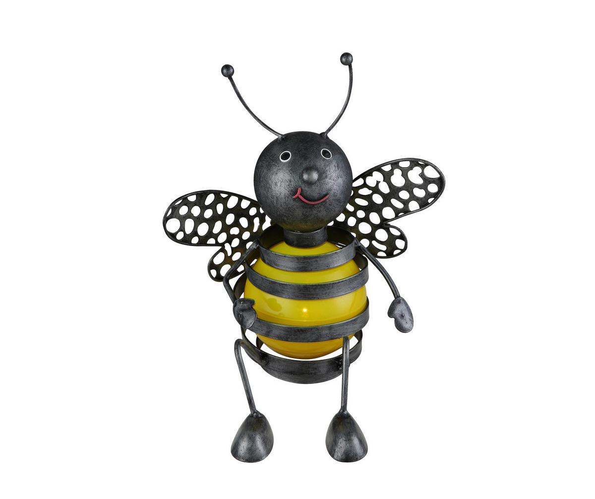 Solarna Svjetiljka Pčela - žuta, Basics, plastika (21,5/17,5/25cm) - Globo