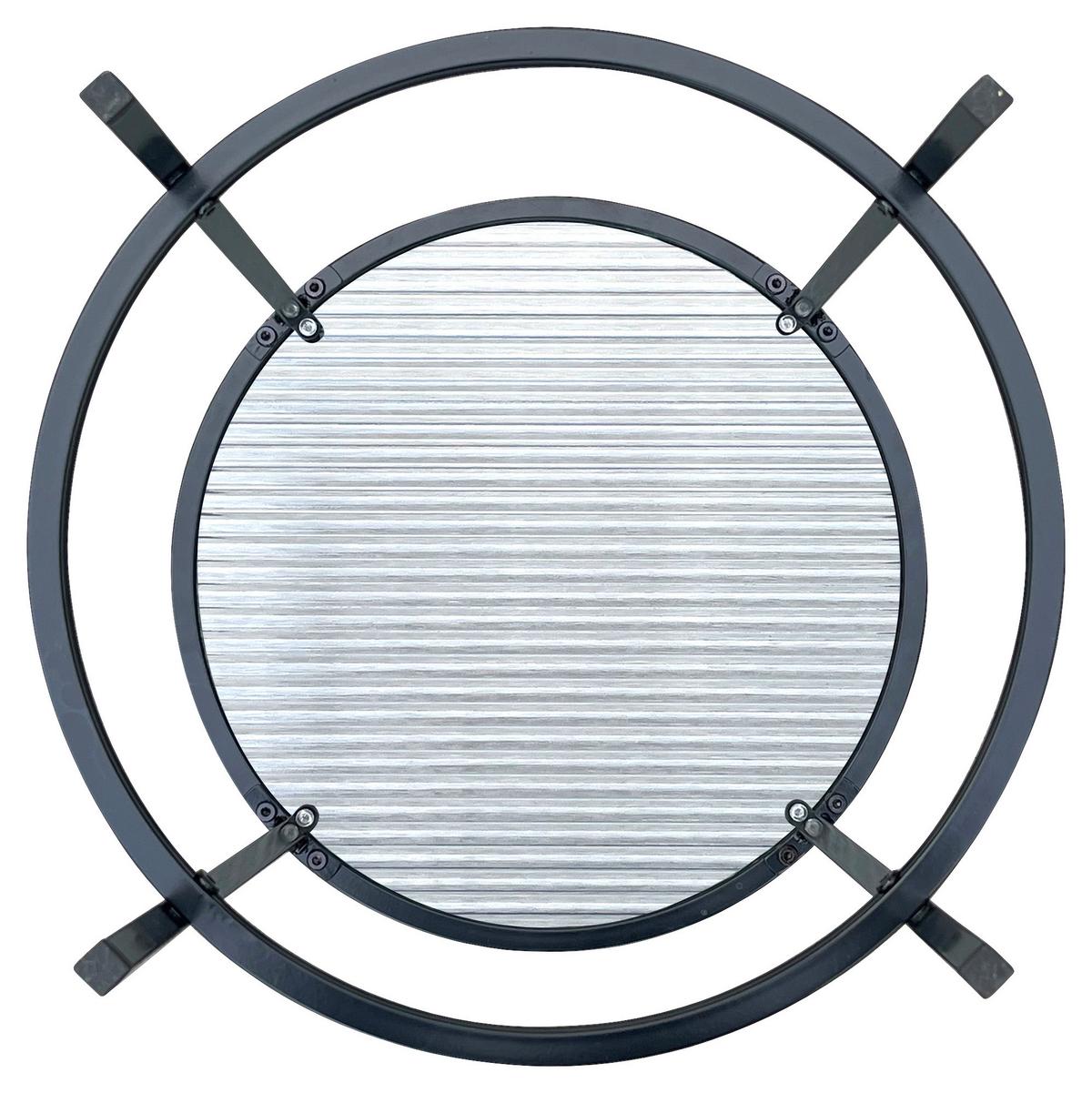 Kisasztal Shine - fekete/áttetsző, Modern, Üveg/fém (40/50cm) - Mömax