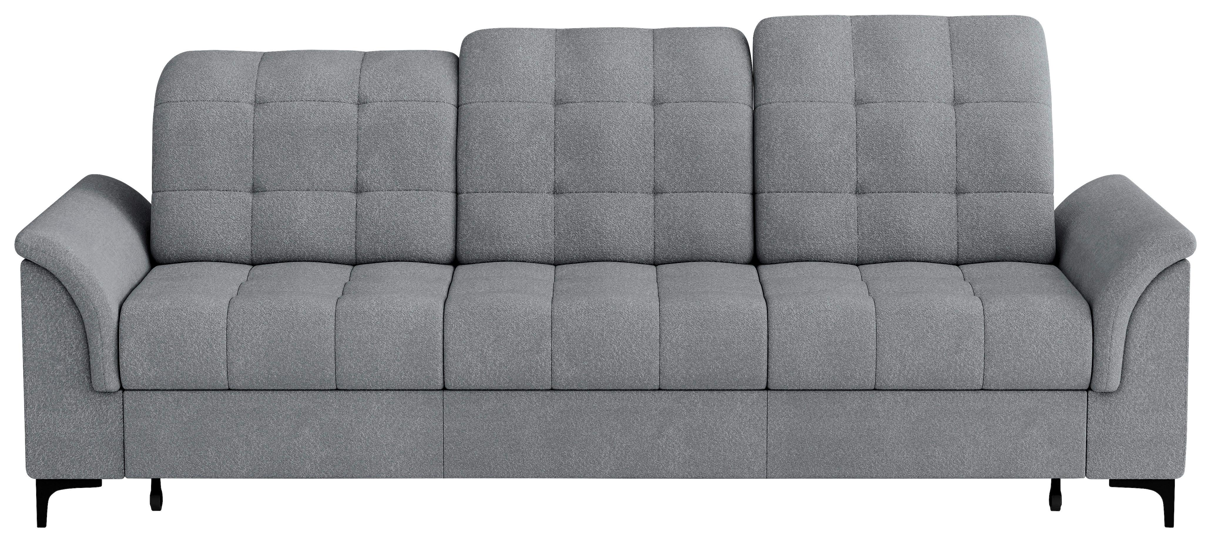 Trosjed Na Razvlačenje Loa - siva/crna, Konvencionalno, tekstil/metal (248/89-103/101cm) - Modern Living