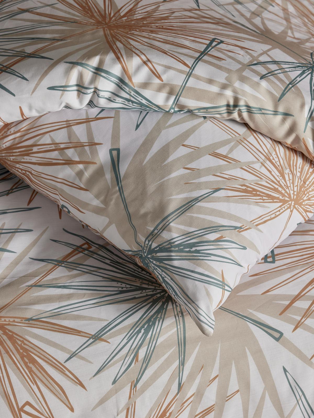 Posteljnina Sunshine - svetlo rjava, Moderno, tekstil (200/200cm)