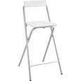 Összecsukható Bárszék Inet - szürke, modern (47/98/50cm)