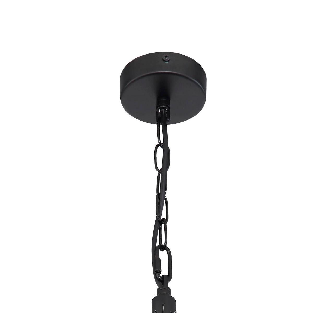 HÄNGELEUCHTE HALIA D: 35 CM BRAUN - Schwarz/Braun, Natur, Naturmaterialien/Metall (35/140cm) - Globo
