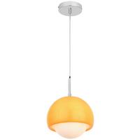 LAMPA WISZĄCA KRISTI - biały/pomarańczowy, Design, metal/szkło (22,5/120cm) - Collett's Monde