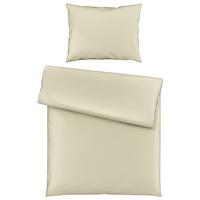 Bettwäsche Bio Eva Uni Ca. 160x210cm - Olivgrün, Modern, Textil (160/210cm) - ecoTree
