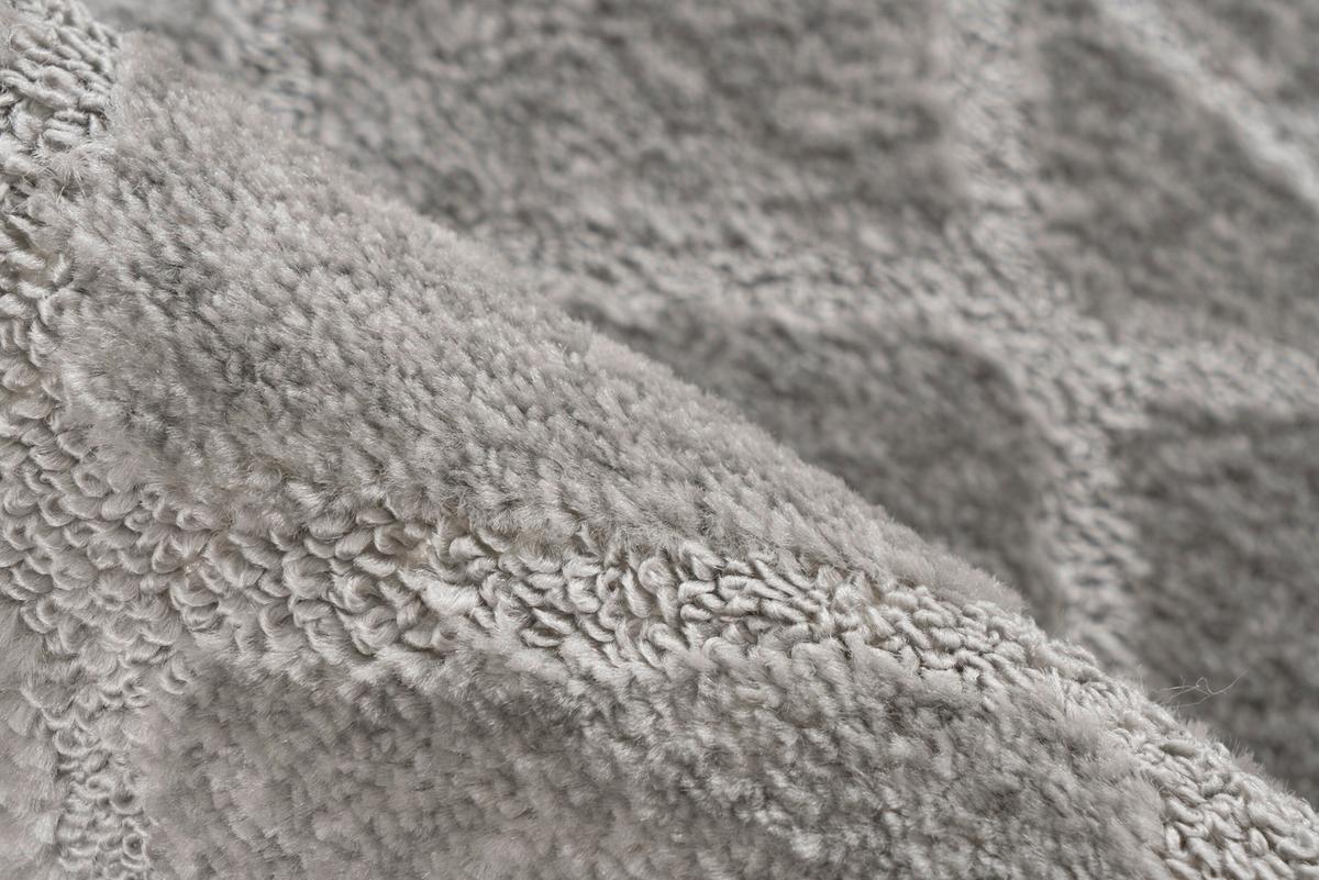 Bademattenset Lagoon 125 Silber  2er-Set - Basics (50/80cm) - Kayoom