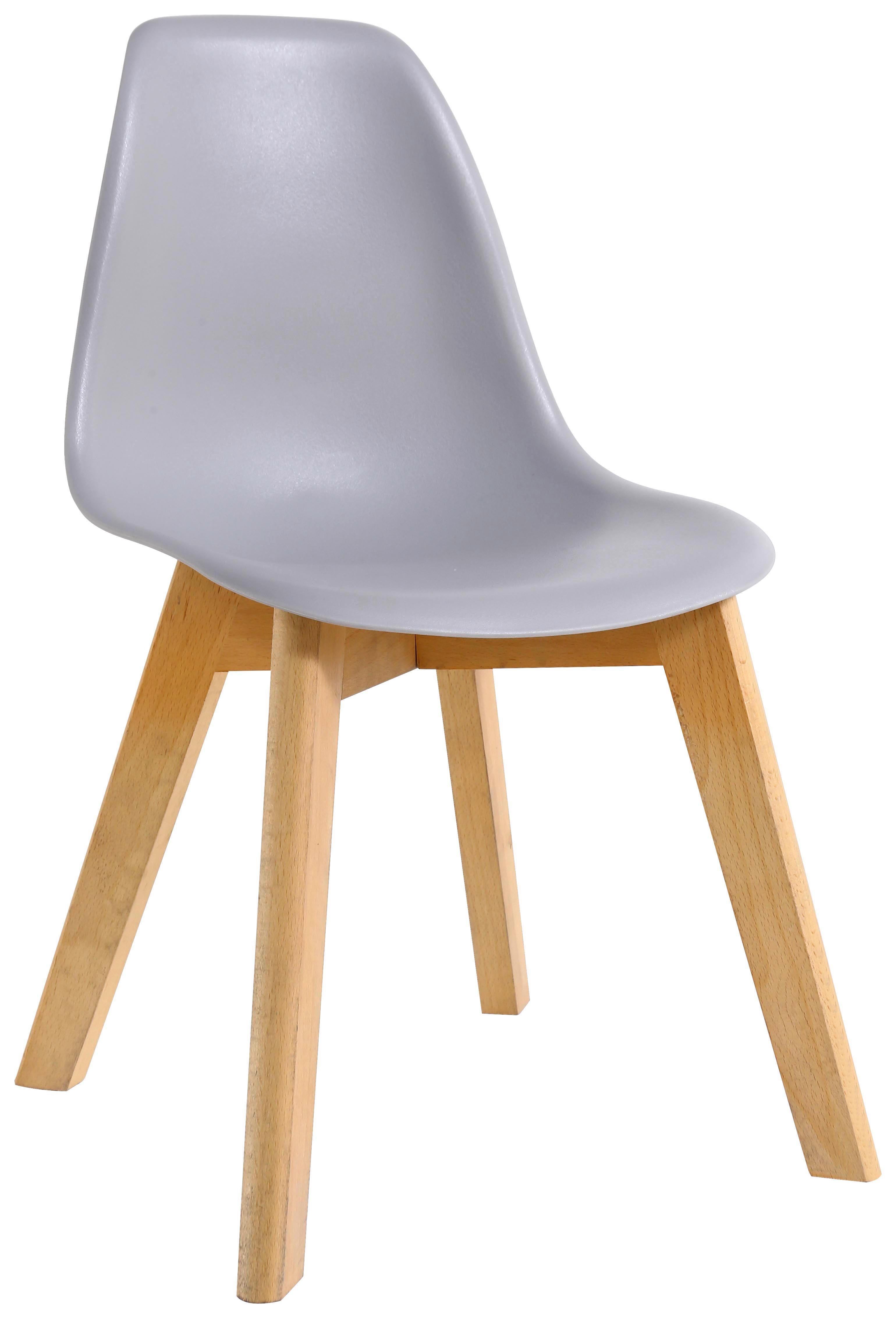 BARNSTOL STEVE -BASED- - grå, Modern, trä/plast (32/57/32cm) - Based