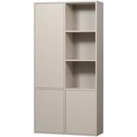 Mehrzweckschrank Meggy Grau B: 108 cm - Grau, Design, Holz (108/215/40cm) - Livetastic