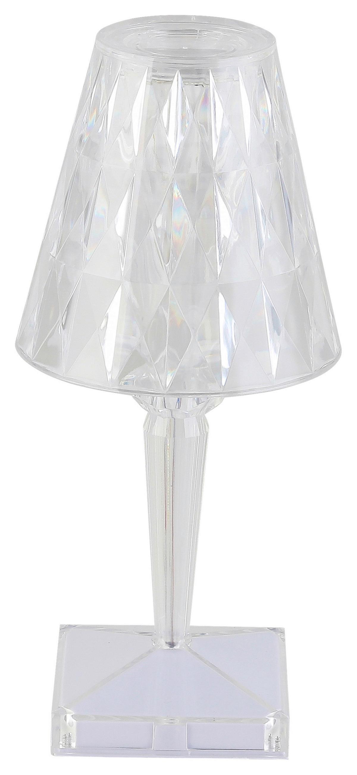 Led Asztali Lámpa Tulio - áttetsző, műanyag (12/26cm) - Modern Living