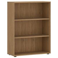 Polica Calzado - boje hrasta/crna, Moderno, drvni materijal/plastika (75/100/35cm) - Modern Living