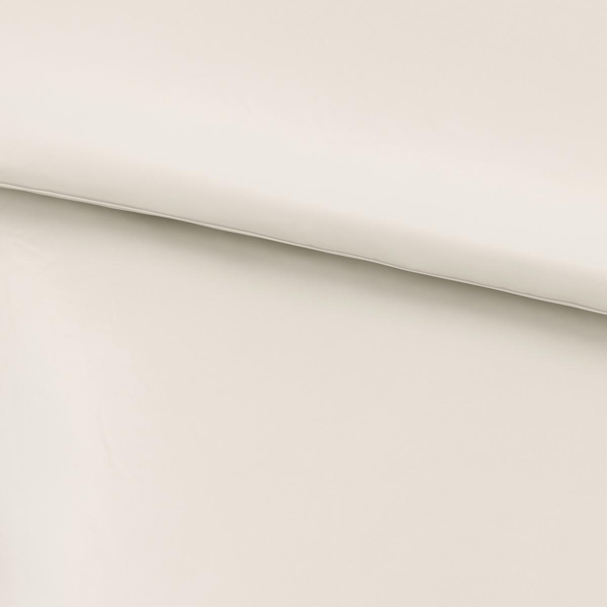 Bettwäsche Bio-Lisa Uni in Offwhite ca. 135x200cm - Weiß, MODERN, Textil (135/200cm) - ecoTree