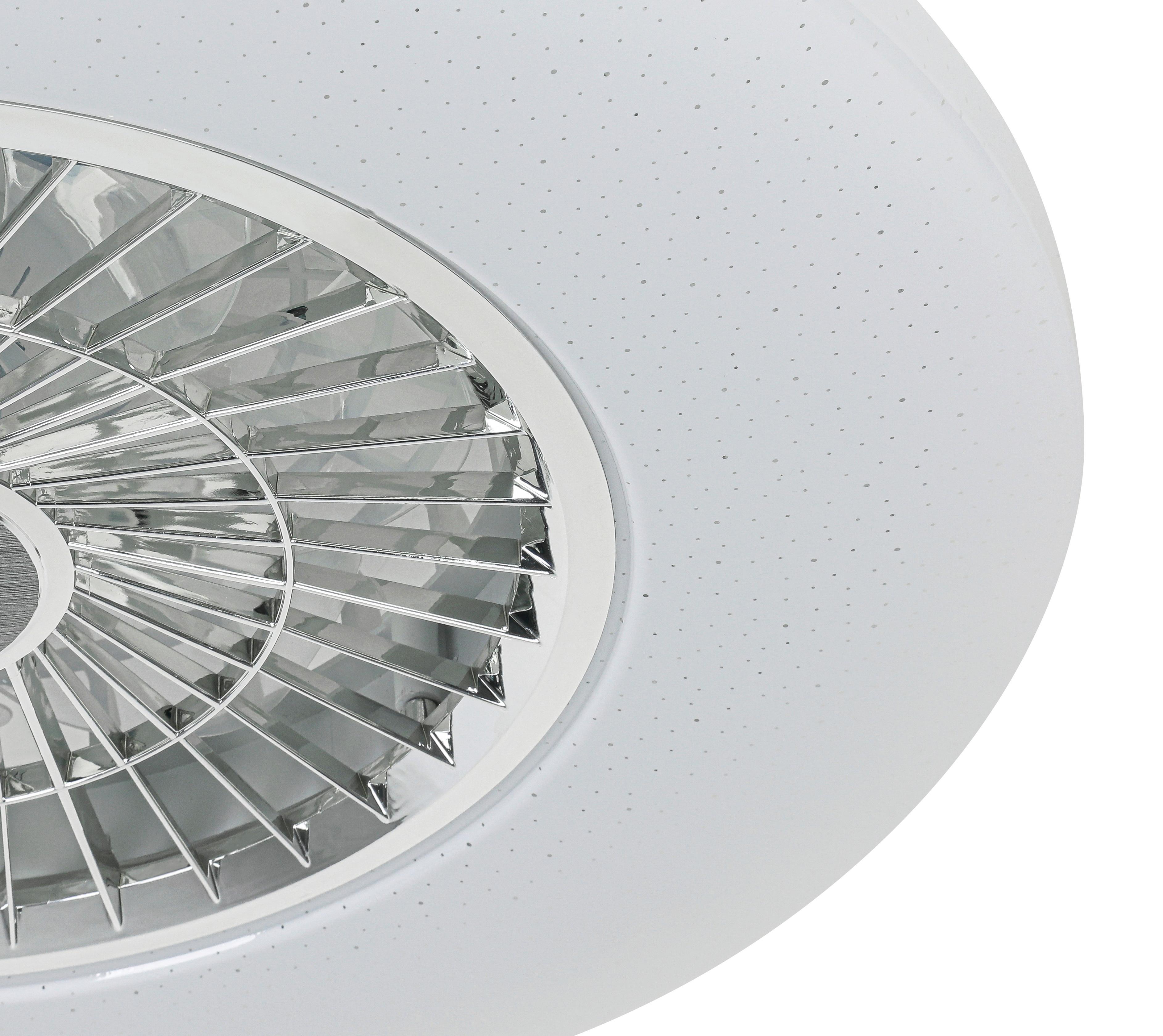 LED-TAKLAMPA LUFTIKU - vit/kromfärg, Klassisk, metall/plast (58/14,5cm) - Premium Living