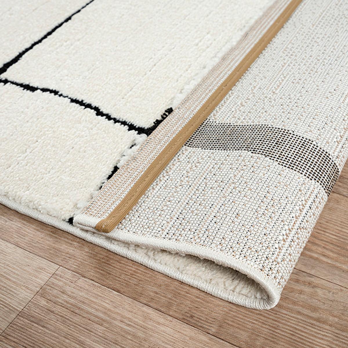 Webteppich Elio Creme ca. 80x150cm - Creme, Basics, Textil (80/150cm)